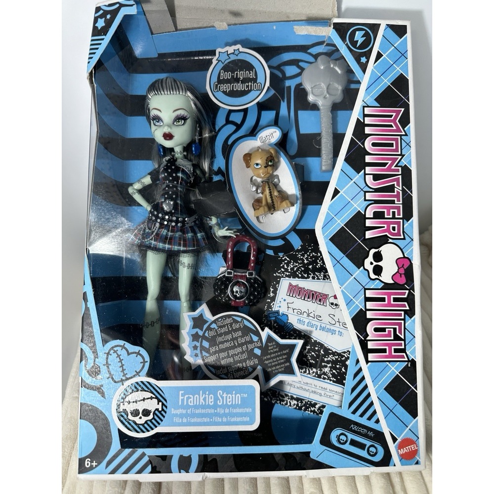 Monster High Frankie Stein Boo-riginal Creeproduction Doll New w. damaged box